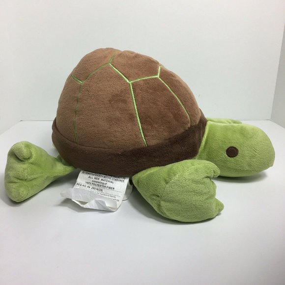 Circo Target Plush Turtle Tortoise Pillow Reptile Green Brown Bedding Decor Toy - Picture 2 of 12